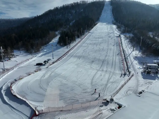 Skiing in Mudanjiang