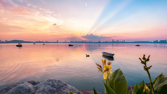 East Lake Boating in Wuhan