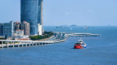 Gulangyu Ferry attraction in Xiamen