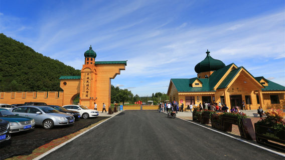 The Chinese and Russian National Style Garden