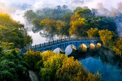 花溪國家城市濕地公園十裡河灘景區