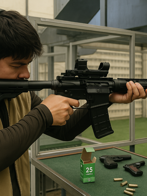 曼谷海軍射擊場9毫米子彈 10 發 + .22子彈 10 發 + .38子彈 10 發成人票(可供1-2人入住)