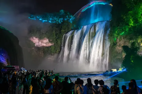Huangguoshu Waterfall Night Tour