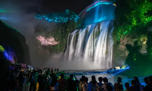 Huangguoshu Waterfall Night Tour