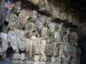 Huayan Cave Stone Carving Statue