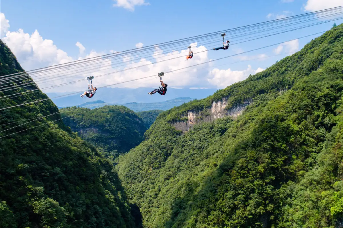 Zhangjiajie Glass Bridge zip line