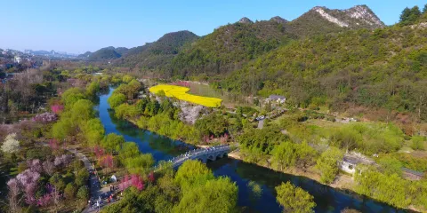 花溪國家城市濕地公園十裡河灘景區