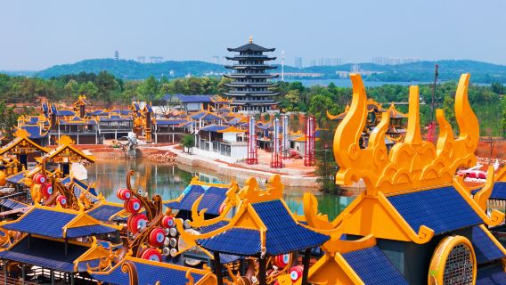 Lianjiang Lake · Boat Song Island Scenic Area