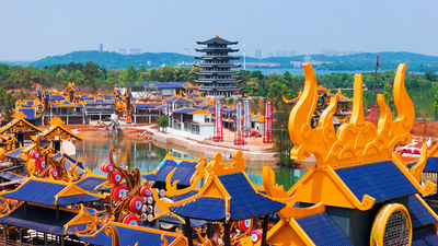 Lianjiang Lake · Boat Song Island Scenic Area