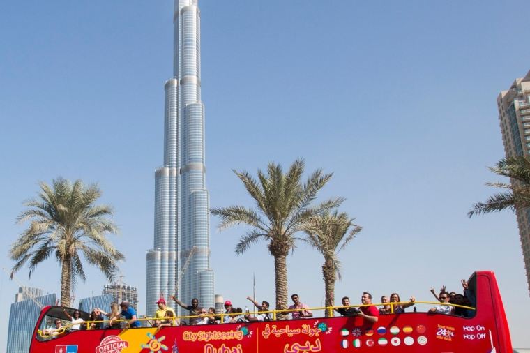 Dubai city sightseeing bus