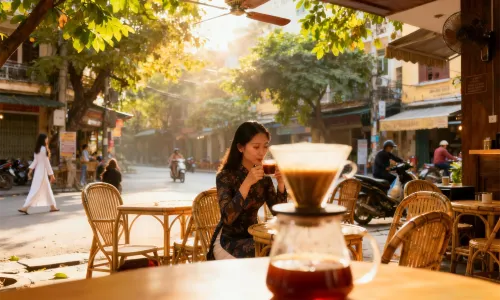Coffee Making in Hanoi