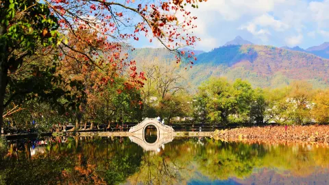 Hongcun Village attraction in Yi County