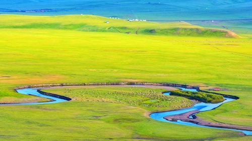 Scenic area of the Mo'ergele River