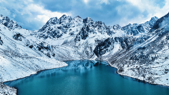 Qilian Mountains Binggou River Scenic Area