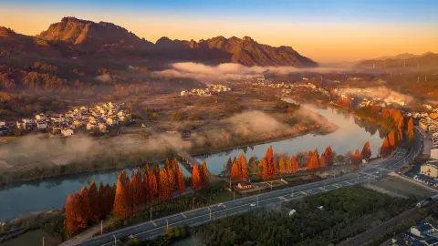 Qiyun Mountain attraction in Xiuning