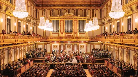 The Golden Hall attraction in Vienna