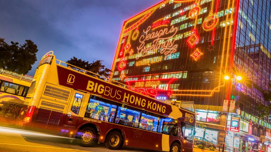 香港Big Bus 隨上隨下觀光巴士團（敞篷）港島/赤柱遊/九龍遊