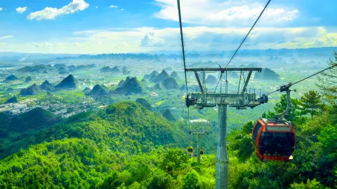 Guilin Yao Mountain Scenic Area attraction in Guilin