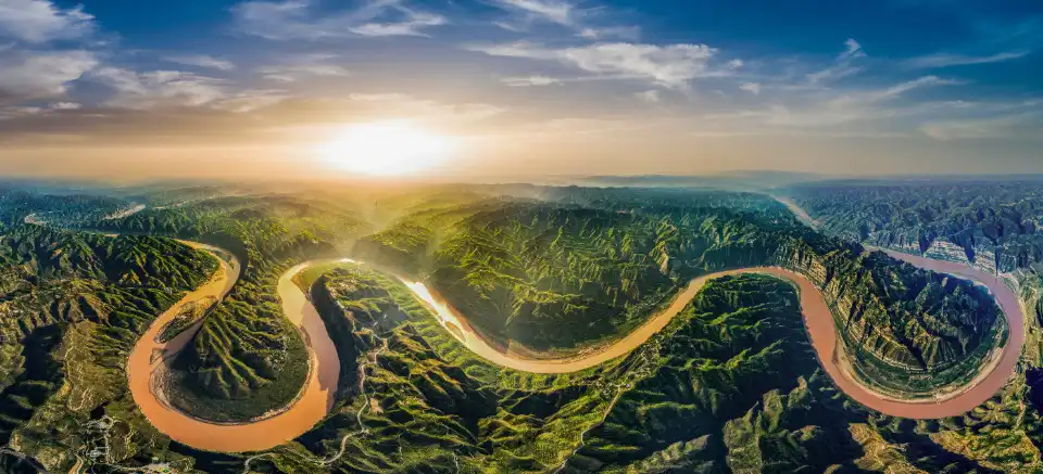 2_Yanchuan Yellow river Qiankun Bay Scenic Area