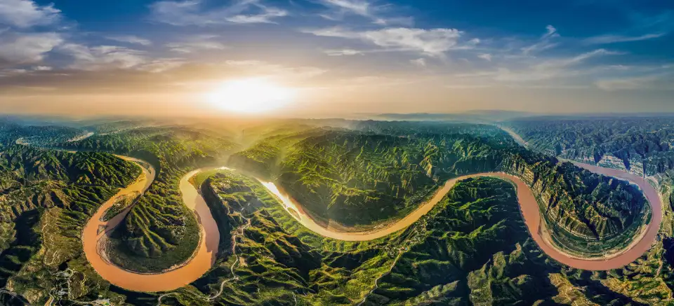 2_Yanchuan Yellow river Qiankun Bay Scenic Area