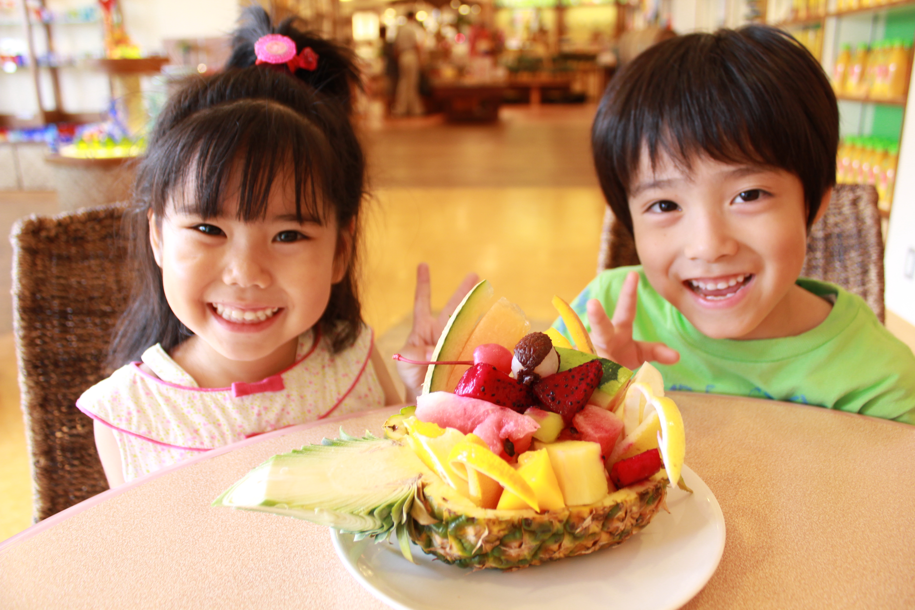 Okinawa Fruits Land Admission E-Ticket＋Mini mango shaved ice