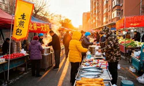 Morning Market Tour in Shenyang