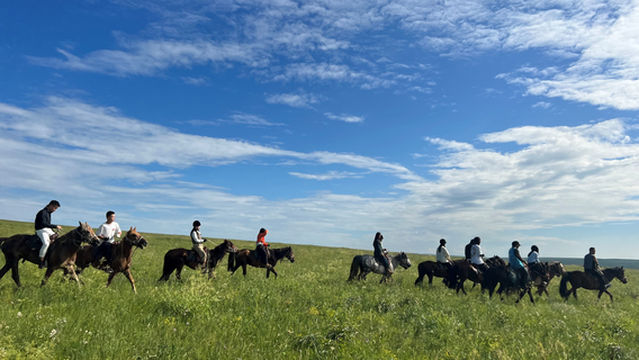 Erguna Heishantou Green Wild Horse Riding Field
