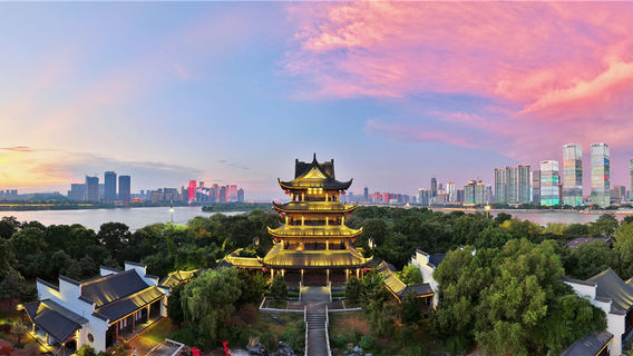 Twilight River Dance of Snowflakes