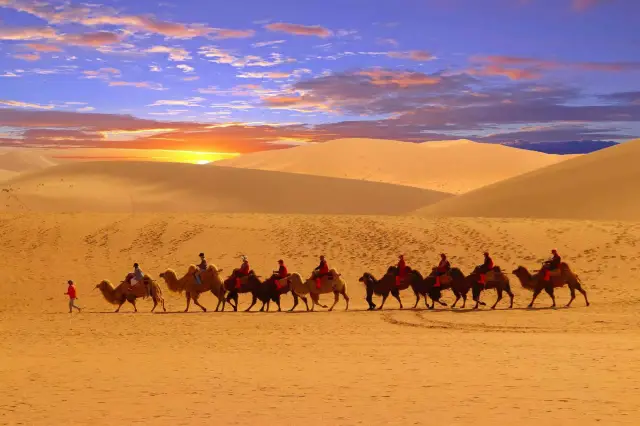 Sunsets in Dunhuang