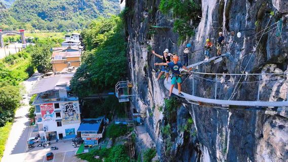 Via Ferrata Rock Climbing and Zipline Ladder Camp