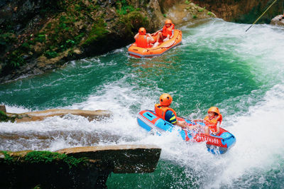 Rafting at Feiyun Grand Canyon