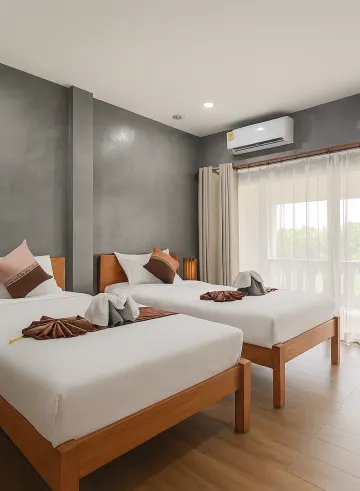 ห้องการ์เด้นวิว เตียงคู่