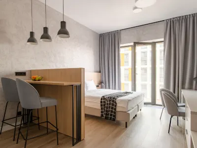 Docklands.Smart  Docklands.Vasilievsky  Docklands.Family โรงแรมใกล้เกาะเครสโตสกี้