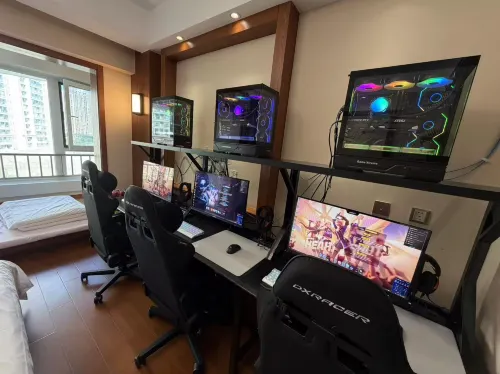 Fast E-sports Homestay (Dalian Development Zone Shibei Bay Fantasy Water Park) - balcony