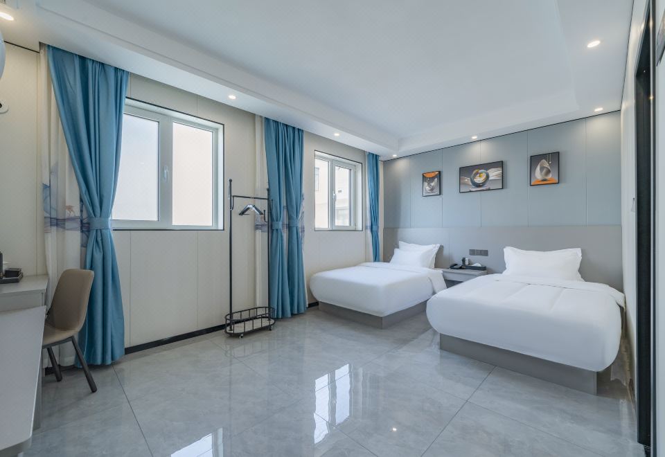 샹루 호텔의 현대적인 객실 인테리어 이미지