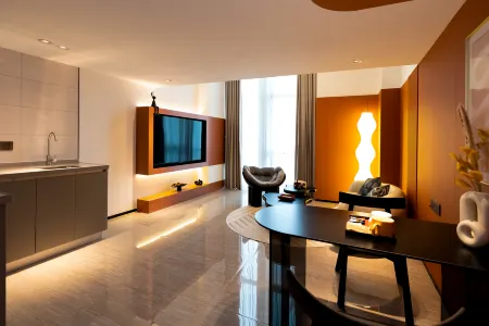 Fangli International Apartment (Shunde Overseas Chinese City Happy Coast Branch) Отели рядом с достопримечательностью «Shunde Polytechnic»