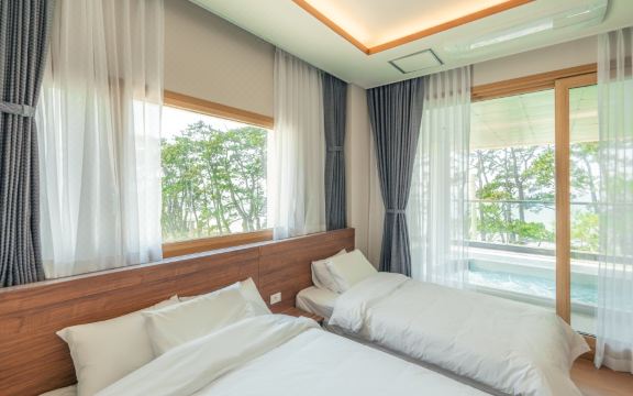 동호 비치 호텔 바다 전망