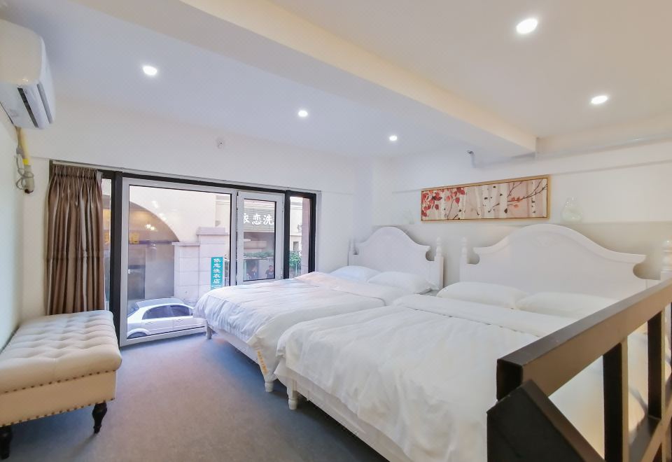 다롄의 테마 호텔 객실 디테일