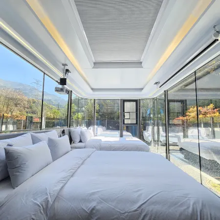 galaxy x hotel type caravan glamping&pension Отели рядом со станцией Пьёнчан-Йог