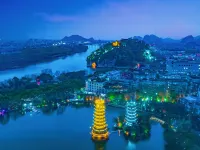 Venus Royal Hotel (Guilin Elephant Trunk Hill Sun and Moon Twin Towers) Hotels near Zizhou Island
