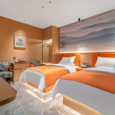 Linfen Moyu Courtyard-Style Hotel (Shanxi Institute of Electronic Technology) โรงแรมใกล้วิทยาลัยการจัดการมณฑลซานตง