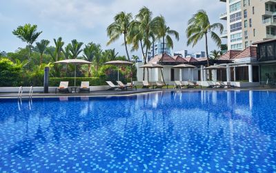 エグゼクティブビジネス、ゲストルーム、ツインルーム、高層階 シェラトン・タワーズ・シンガポールの写真