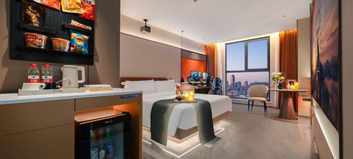 Yeyuchen E-sports Audio-Visual Hotel (Baoding Railway Station Zhili Governor's Office) Hotels in Baoding
