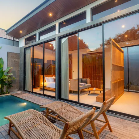 Anasera Villas Canggu Отели рядом с достопримечательностью «Пляж Эхо»