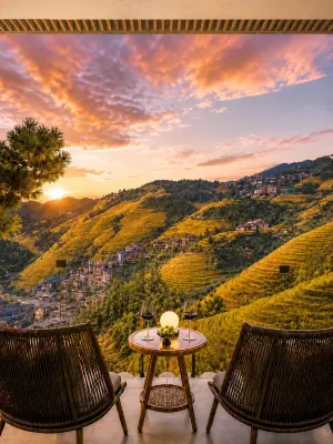 Longsheng Longji Tianjing Yunbo Panoramic Homestay (Jinfo Peak No. 3 Viewing Platform) - balcony
