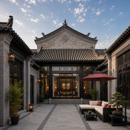 Sansheng Courtyard · Northern Wei Dynasty Cultural Design · Family Vacation Homestay