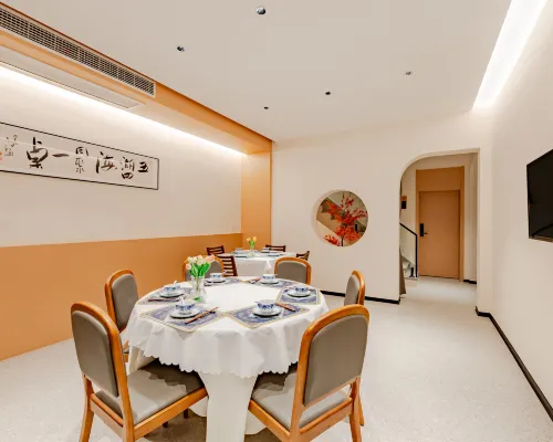 Yuanxiang Homestay Hongcun · Mountain View Courtyard Ruokailu Photos