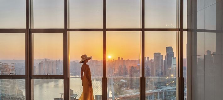 SEYA Panoramic Hotel - Chongqing Raffles Plaza Jiefangbei（Managed by SEYA GROUP） Hotele w: Chongqing