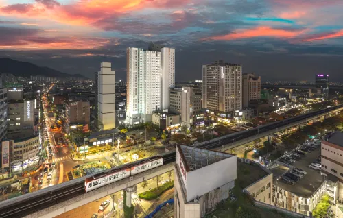 H avenue sasang station Residence hotel Hotel di Busan