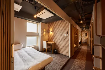 Capsule Hotel Continue NijojoKita Hotels near Kyo-komono Kinugasa